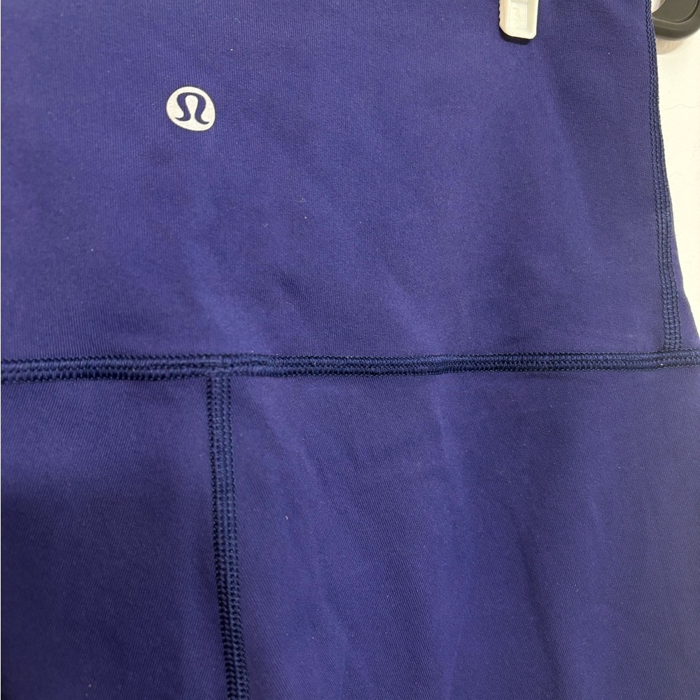Lululemon Blue High-Rise Leggings – Women’s Activewear – Size 6 - Picture 4 of 6